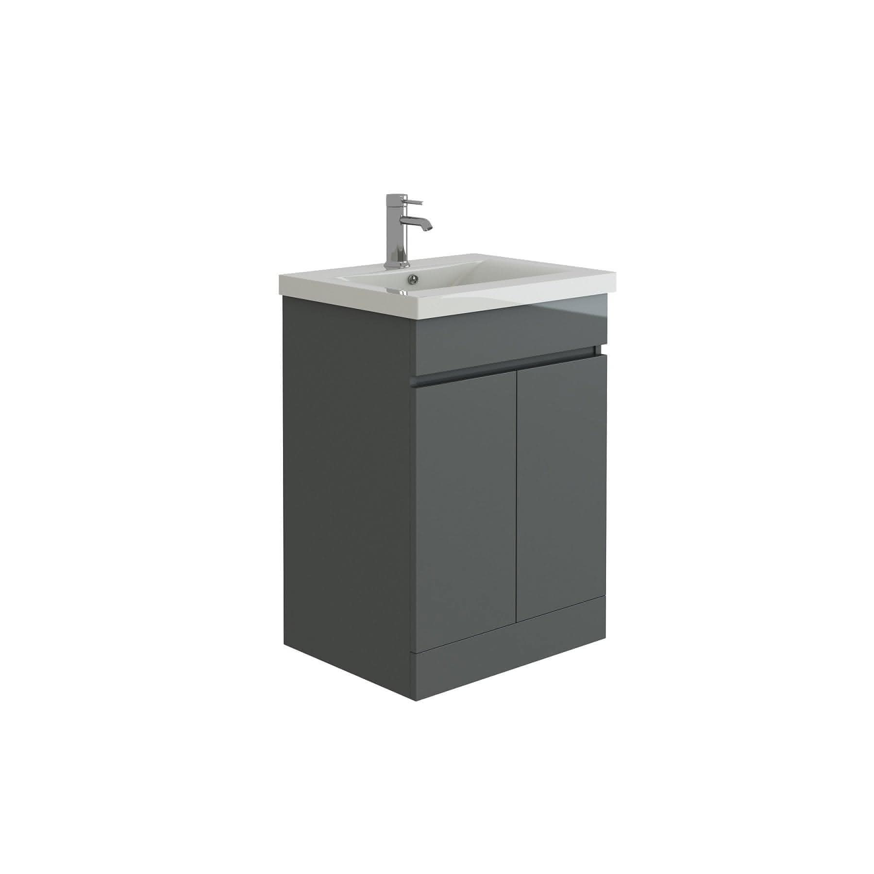 Venus Modern Bathroom Suite (Mid-Edged Basin)