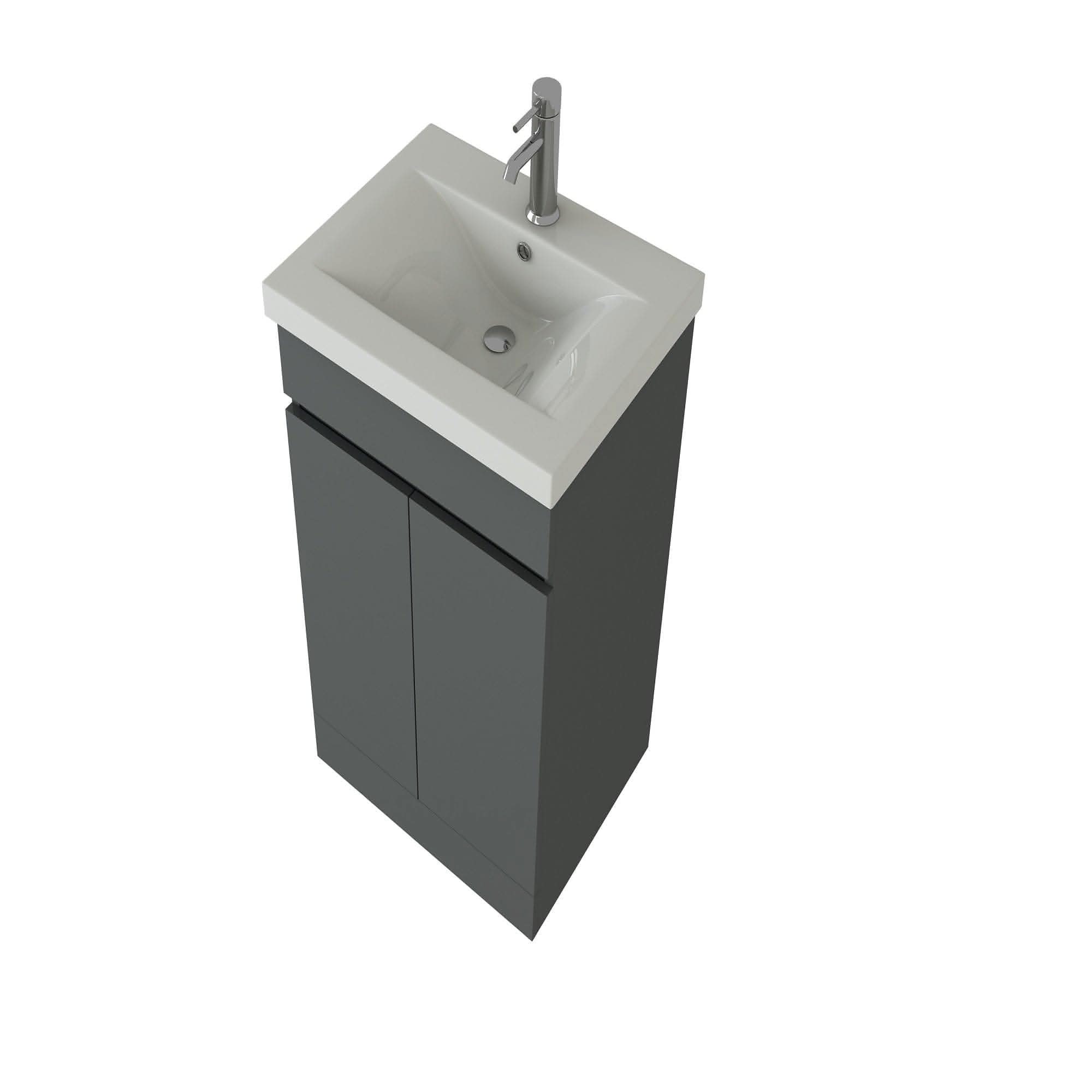 Venus Modern Bathroom Suite (Mid-Edged Basin)