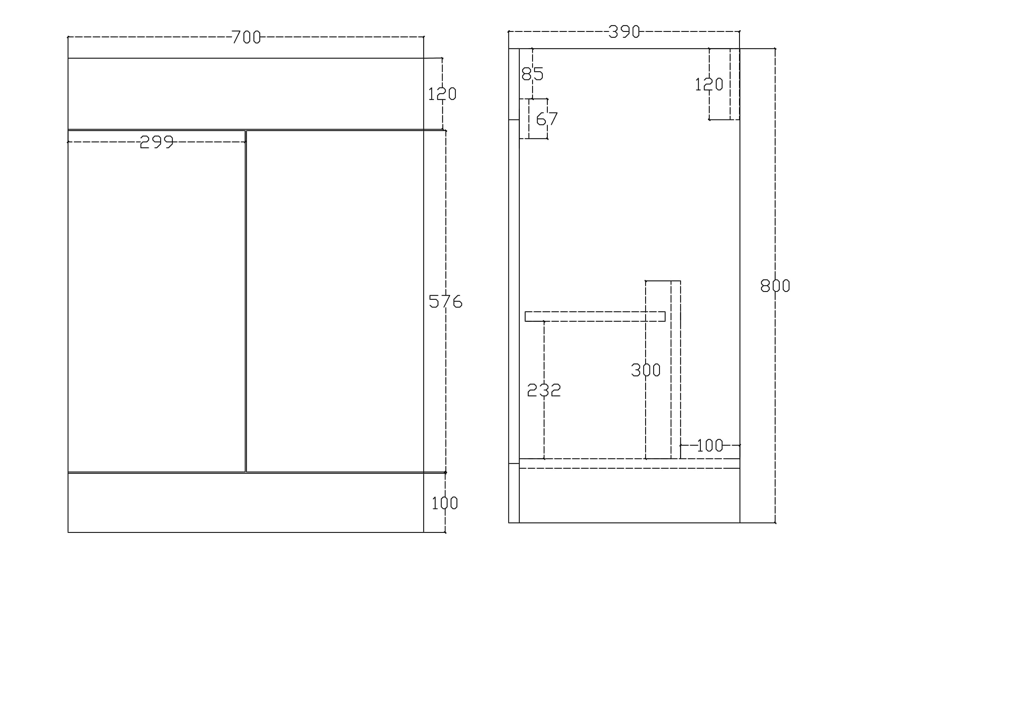 Venus Floor Standing Vanity Unit and Mid-Edge Basin - White