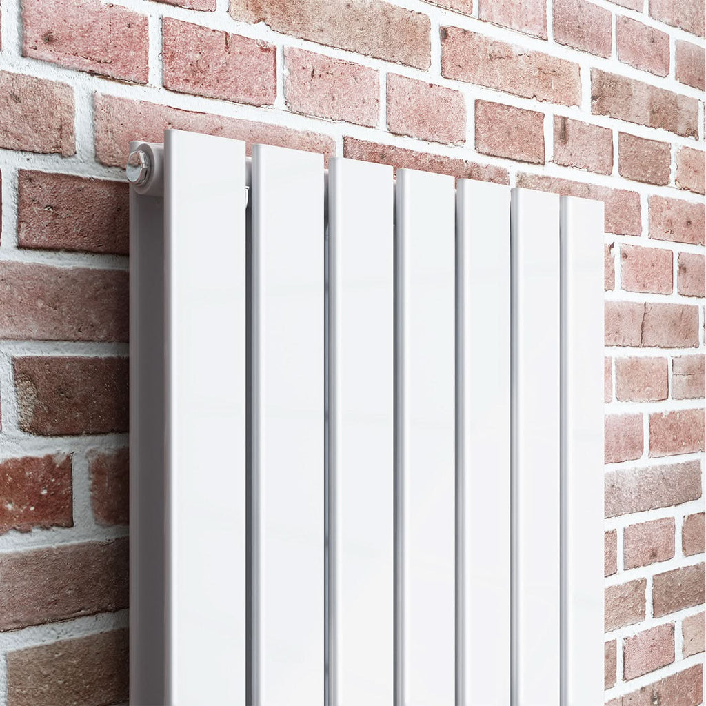 iBathUK Apex Vertical Double Slim Flat Panel Radiator, Designer Radiator, Vertical Radiators