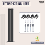 iBathUK Apex Vertical Single Slim Flat Panel Radiator, Designer Radiators, Slim Radiator