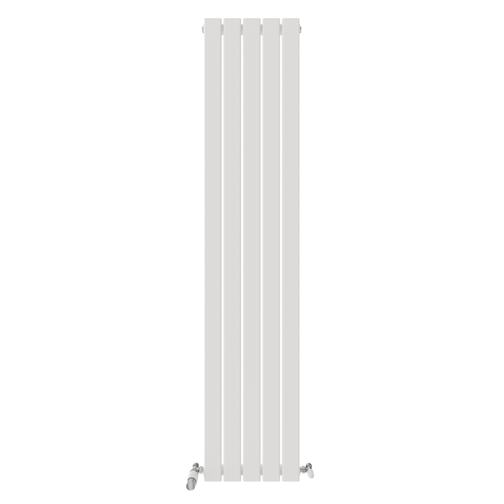 iBathUK Apex Vertical Single Slim Flat Panel Radiator, Designer Radiators, Slim Radiator
