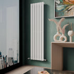 iBathUK Apex Vertical Single Slim Flat Panel Radiator, Designer Radiators, Slim Radiator