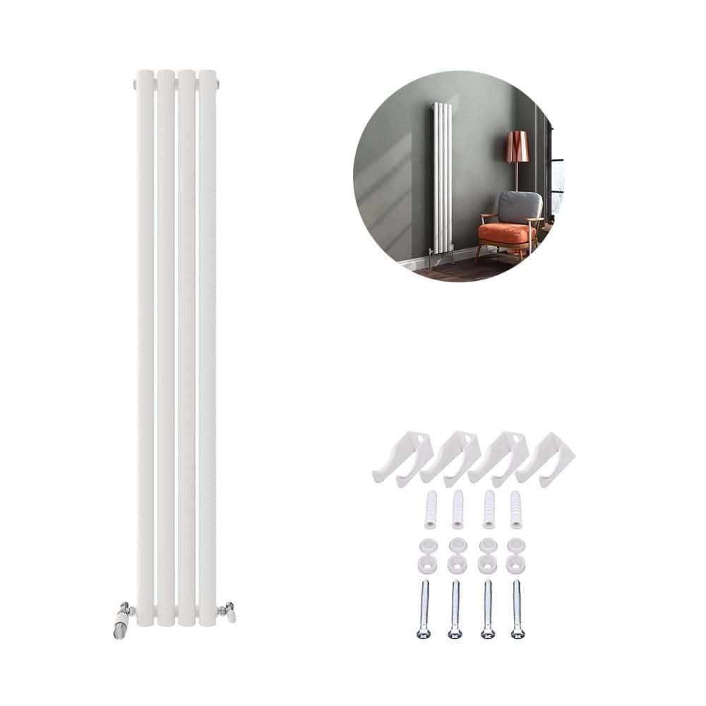 Princia Vertical Oval Single Panel Radiator