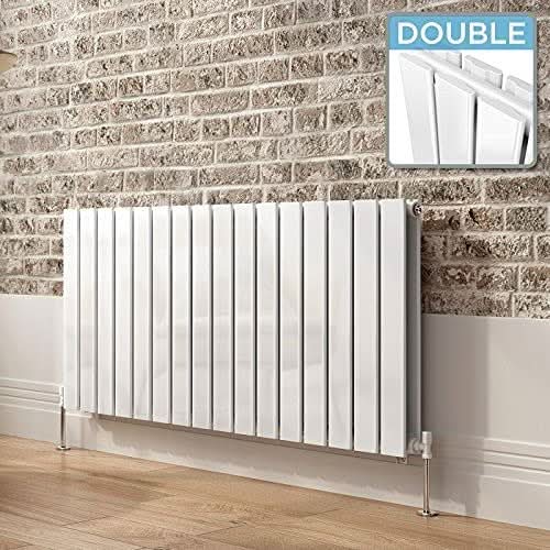 iBathUK Apex Horizontal Double Panel Slim Flat Radiator, Designer Radiator, UK Radiators, Slim Radiators