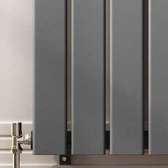 iBathUK Apex Horizontal Single Panel Slim Radiator, Designer Heating Radiators