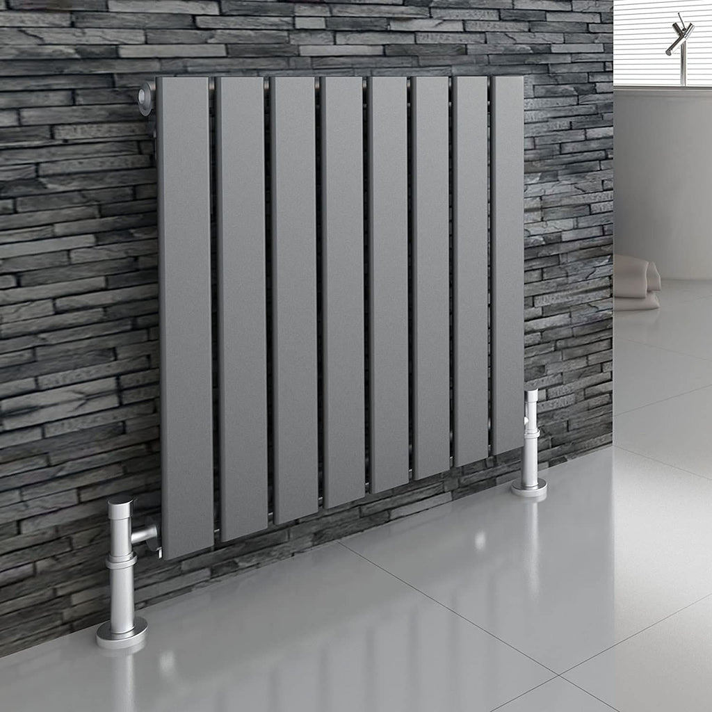iBathUK Apex Horizontal Single Panel Slim Radiator, Designer Heating Radiators