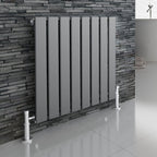 iBathUK Apex Horizontal Single Panel Slim Radiator, Designer Heating Radiators
