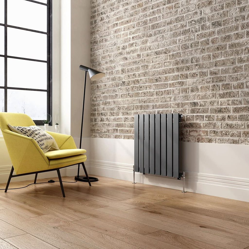 iBathUK Apex Horizontal Single Panel Slim Radiator, Designer Heating Radiators