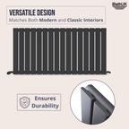 iBathUK Apex Horizontal Single Panel Slim Radiator, Designer Heating Radiators