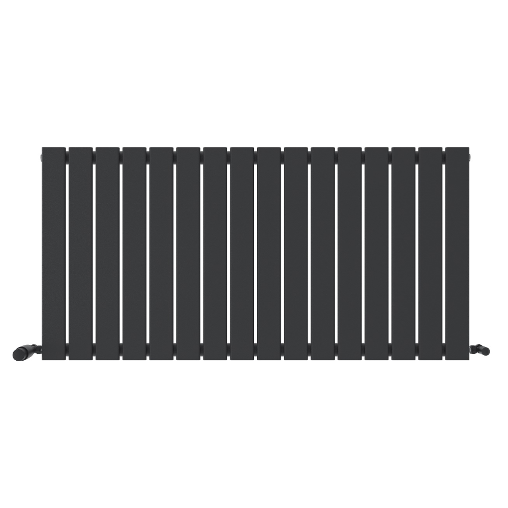 iBathUK Apex Horizontal Single Panel Slim Radiator, Designer Heating Radiators