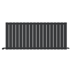 iBathUK Apex Horizontal Single Panel Slim Radiator, Designer Heating Radiators