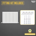 iBathUK Apex Horizontal Single Panel Slim Radiator, Designer Heating Radiators