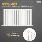 iBathUK Apex Horizontal Single Panel Slim Radiator, Designer Heating Radiators