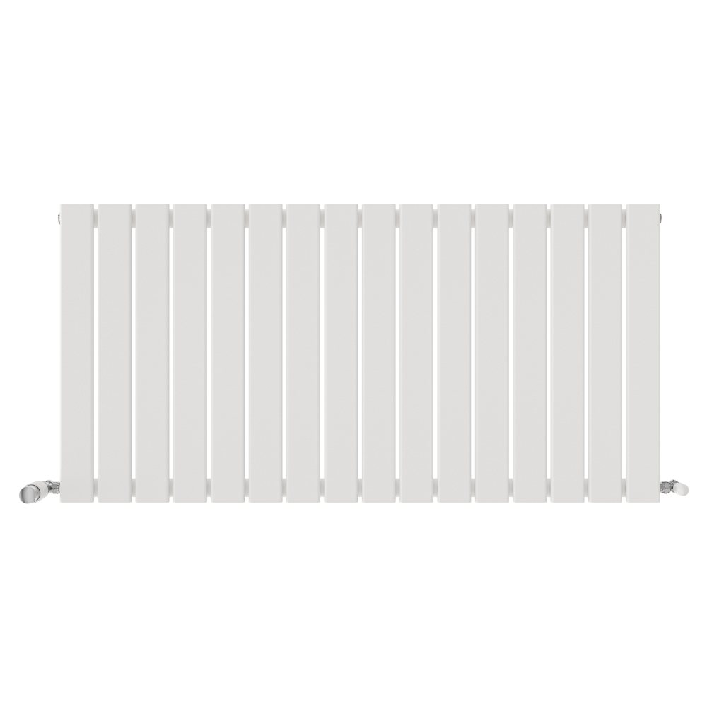 iBathUK Apex Horizontal Single Panel Slim Radiator, Designer Heating Radiators
