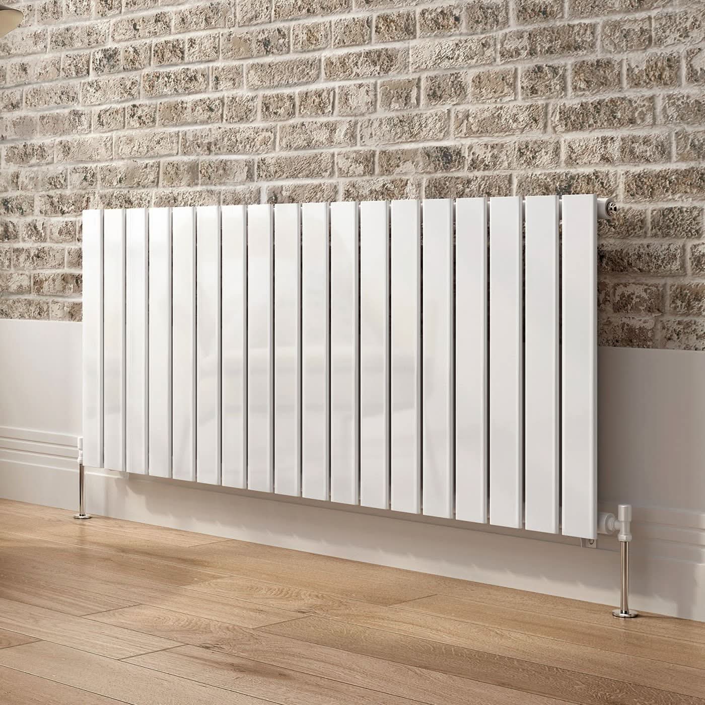 iBathUK Apex Horizontal Single Panel Slim Radiator, Designer Heating Radiators