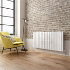 iBathUK Apex Horizontal Single Panel Slim Radiator, Designer Heating Radiators