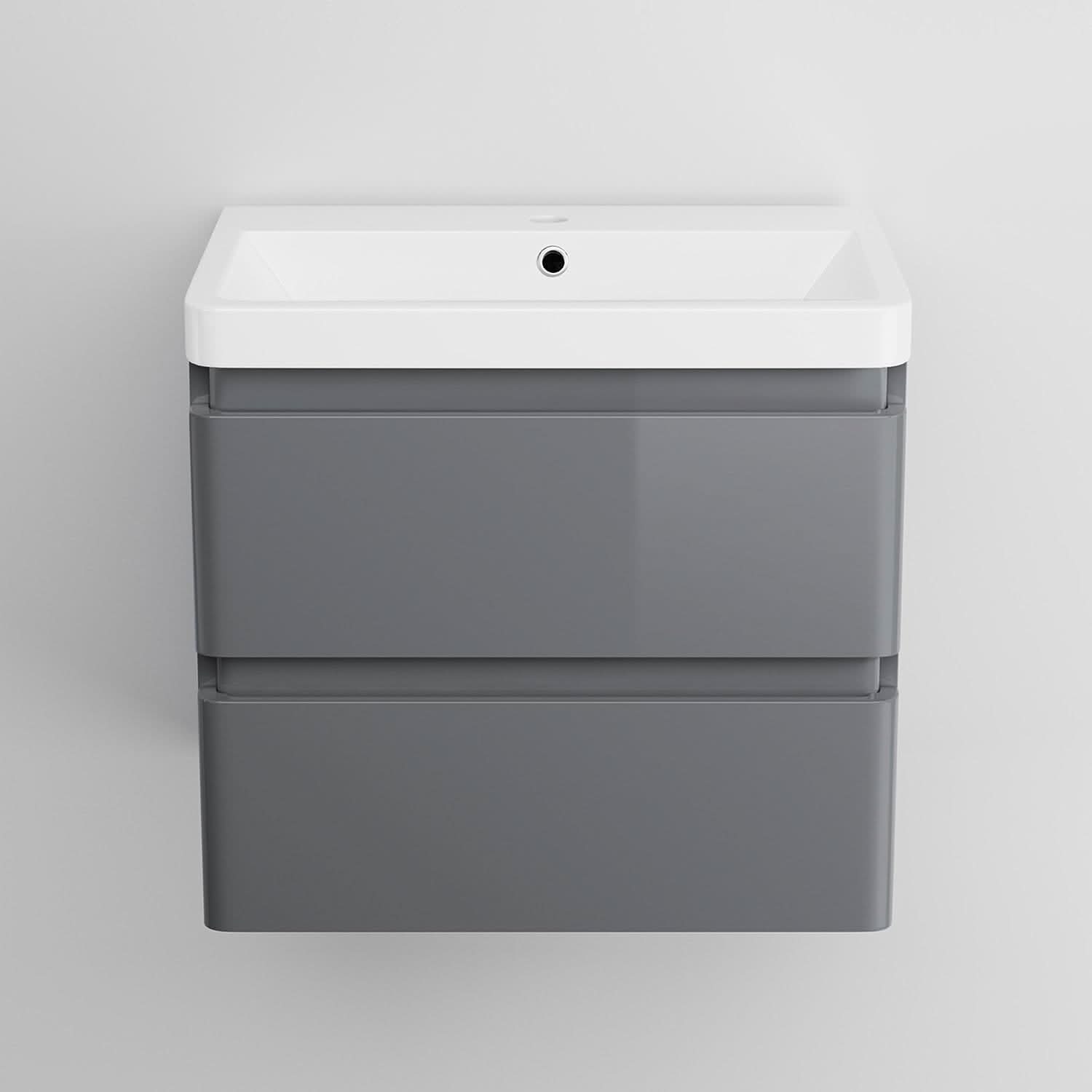 iBathUK Floor/Wall Mounted Vanity Unit With Basin