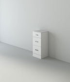 Mars 4 Drawer Storage Unit - Gloss White - Drawer Options