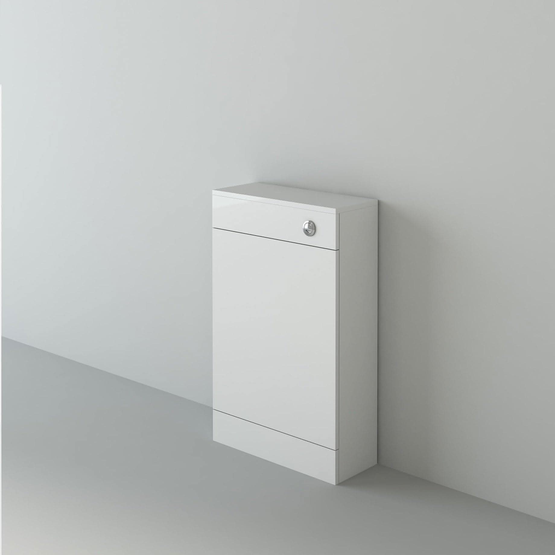 Venus WC Unit in White - Sleek and Modern Bathroom Furniture, Space-Saving Design, Easy to Clean, Durable Construction, Perfect for Contemporary UK Bathrooms, High-Gloss Finish, Affordable Luxury Bathroom Unit.
