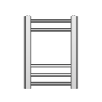 Straight Heated Towel Rail Bathroom Radiator
