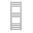 Straight Heated Towel Rail Bathroom Radiator