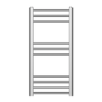 Straight Heated Towel Rail Bathroom Radiator
