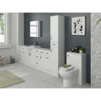 Mars WC Unit - 500mm x 300mm - Gloss White