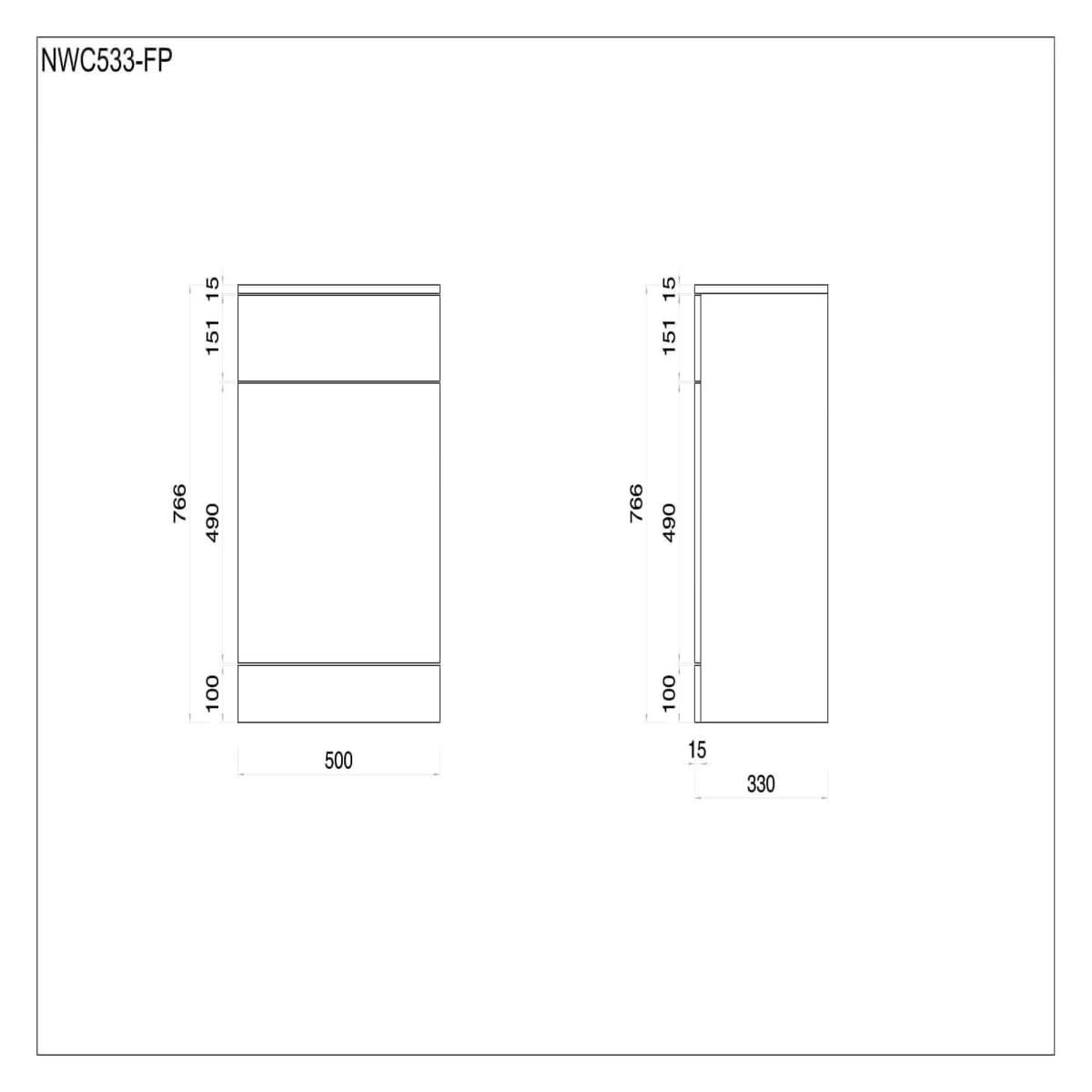 Mars WC Unit - Gloss White