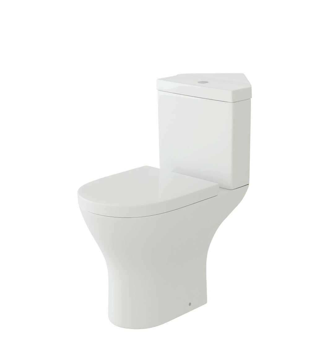 Palma CC Pan, Corner Cistern & Wrapover PP Seat