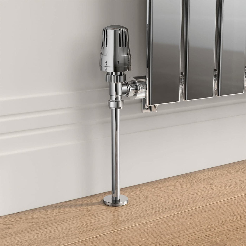 Eco Thermostatic Radiator Valve inc Lockshield Round