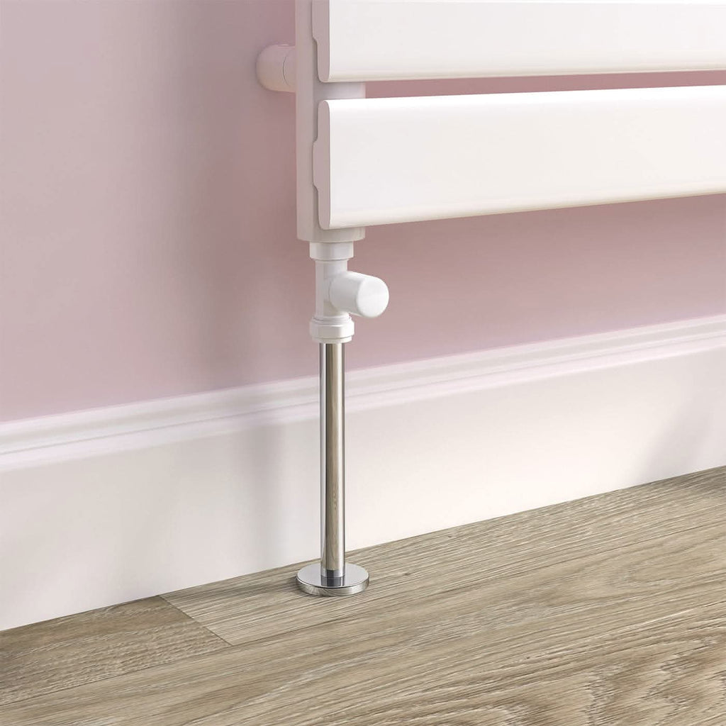 Prima Round Radiator Valve - Pair