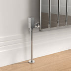 Cube Square Radiator Valve - Pair