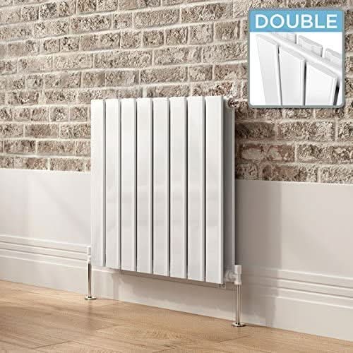 iBathUK Apex Horizontal Double Panel Slim Flat Radiator, Designer Radiator, UK Radiators, Slim Radiators