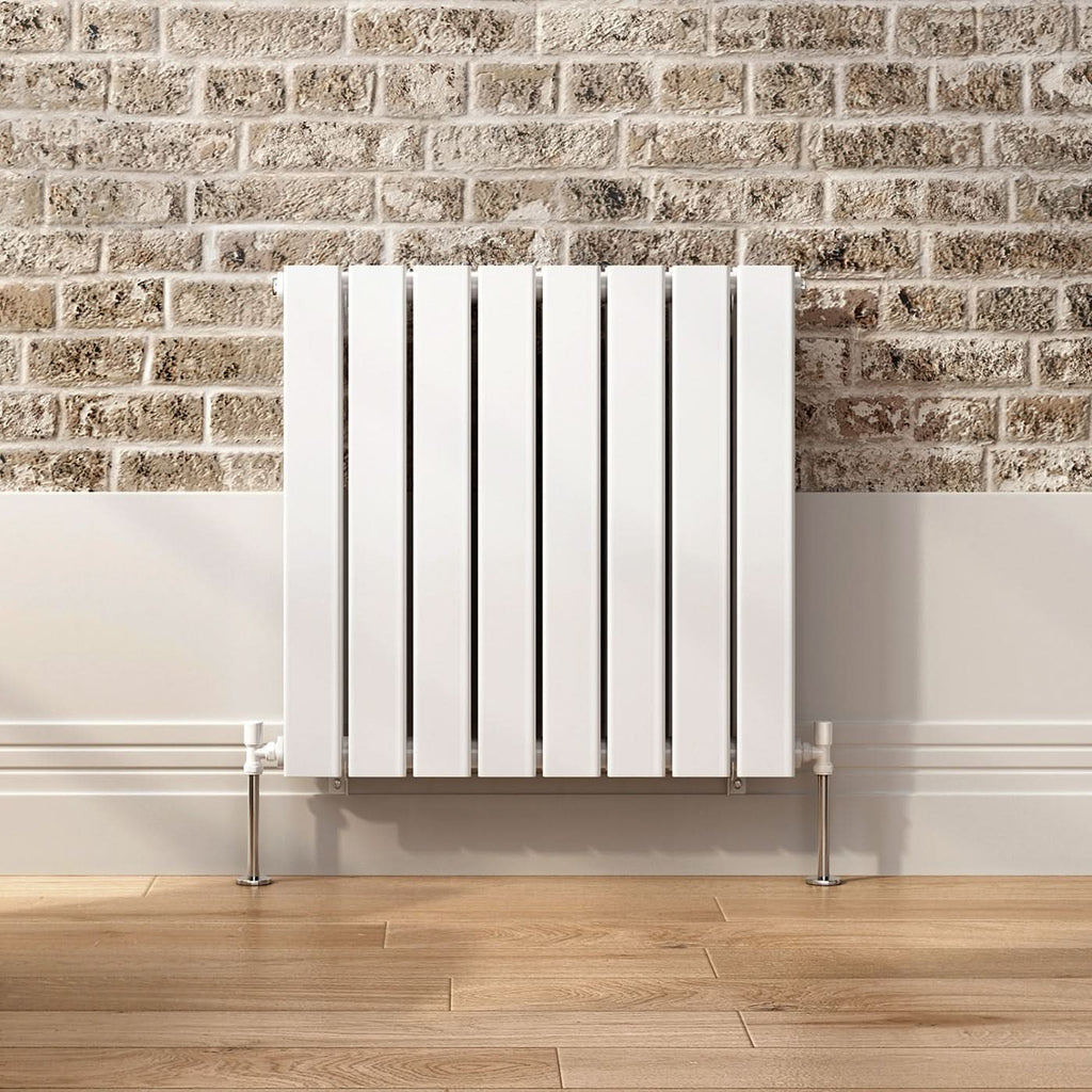 iBathUK Apex Horizontal Double Panel Slim Flat Radiator, Designer Radiator, UK Radiators, Slim Radiators