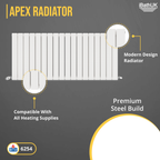 iBathUK Apex Horizontal Double Panel Slim Flat Radiator, Designer Radiator, UK Radiators, Slim Radiators