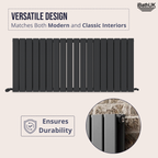 iBathUK Apex Horizontal Double Panel Slim Flat Radiator, Designer Radiator, UK Radiators, Slim Radiators