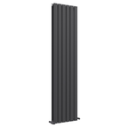 iBathUK Apex Vertical Double Slim Flat Panel Radiator, Designer Radiator, Vertical Radiators