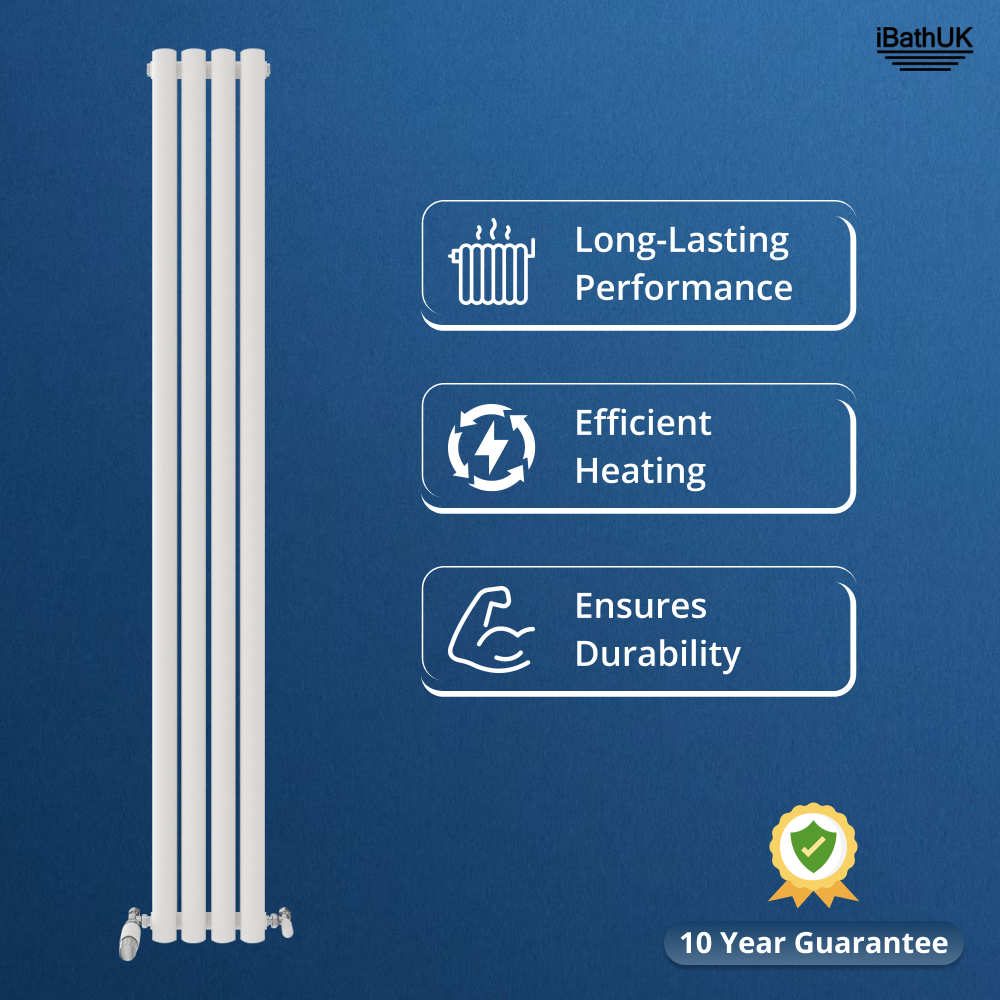 Princia Vertical Double Oval Panel Radiator