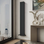 Princia Vertical Double Oval Panel Radiator