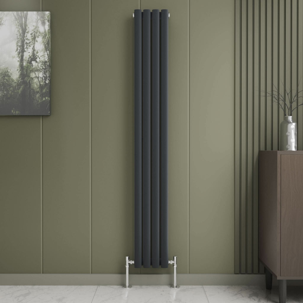 Princia Vertical Double Oval Panel Radiator