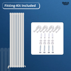 Princia Vertical Double Oval Panel Radiator