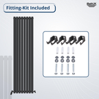 Princia Vertical Double Oval Panel Radiator