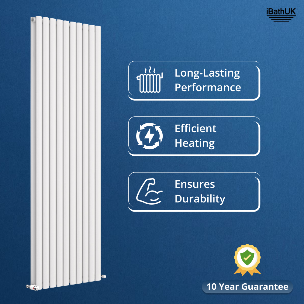 Princia Vertical Double Oval Panel Radiator