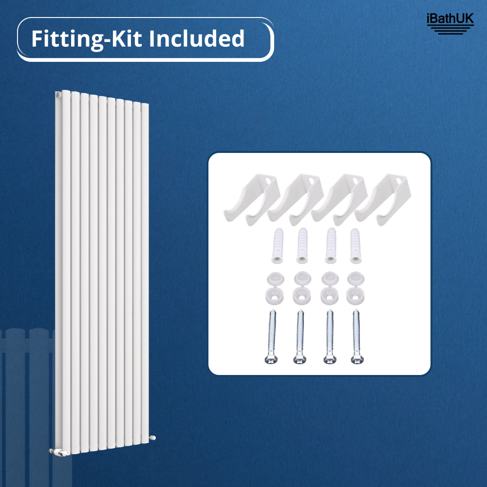 Princia Vertical Double Oval Panel Radiator