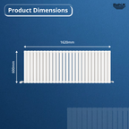 Princia Horizontal Double Oval Panel Radiator