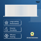 Princia Horizontal Double Oval Panel Radiator