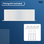 Princia Horizontal Double Oval Panel Radiator