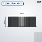 Princia Horizontal Double Oval Panel Radiator