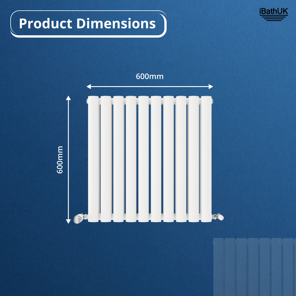 Princia Horizontal Double Oval Panel Radiator